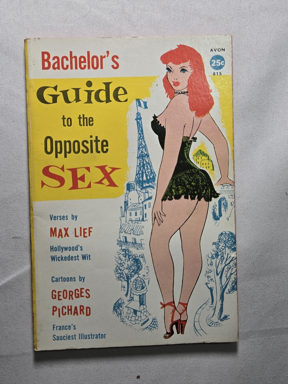 Vintage Bachelors Guide To The Opposite Sex Book 1958 Risqué Funny Gag Gift